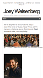 Mobile Screenshot of joeyweisenberg.com